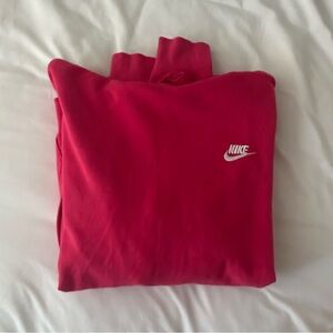 Hot pink nike hoodie